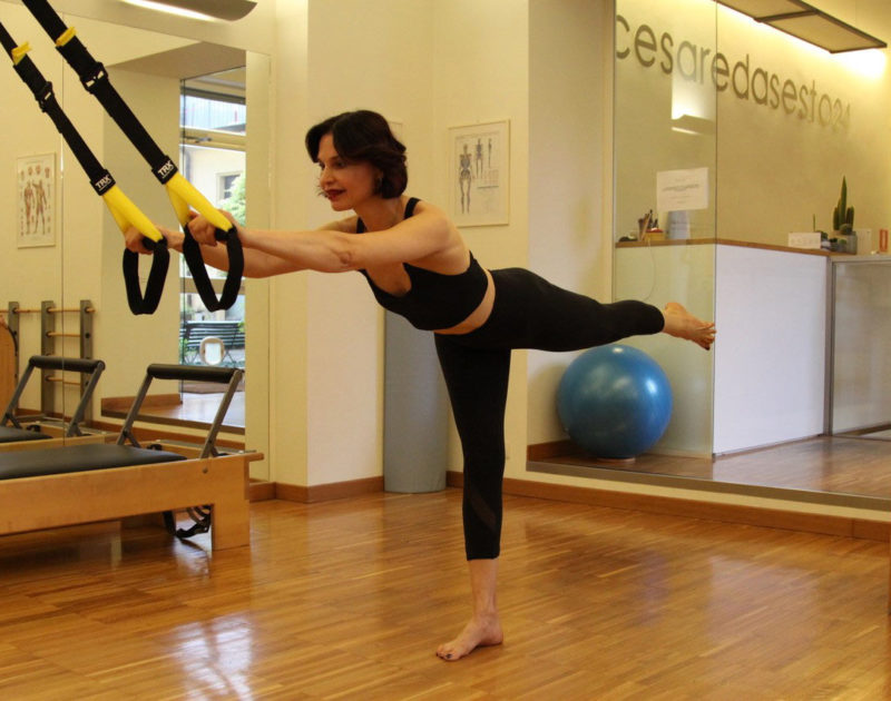 Cristina Birneata esercizi di pilates